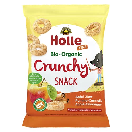 Holle Crunchy Snack Apfel Zimt 1er Pack (1 x 25 g) von Holle