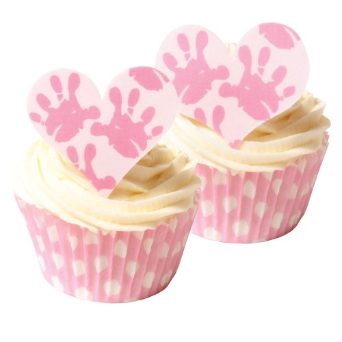 12 Baby Mädchen Hände, essbare Kuchendekoration / 12 Baby Girl Hands Edible Cake Decorations von Holly Cupcakes