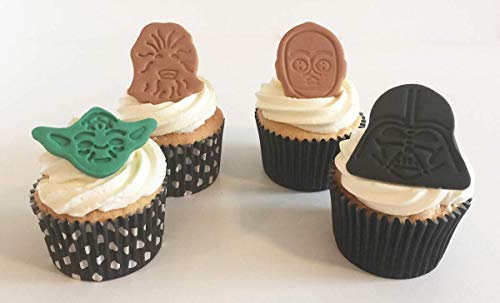12 Handgemachte Kuchendekorationen aus Zucker: Star Wars von Holly Cupcakes