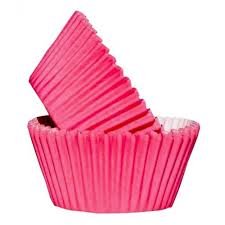 180 Muffinförmchen: Kirschrot / 180 Muffin Cases: Cerise von Holly Cupcakes