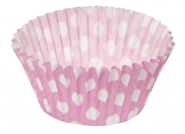 180 Pünktchen Design Muffinförmchen: Rosa / 180 Polka Dot Muffin Cases: Pink von Holly Cupcakes