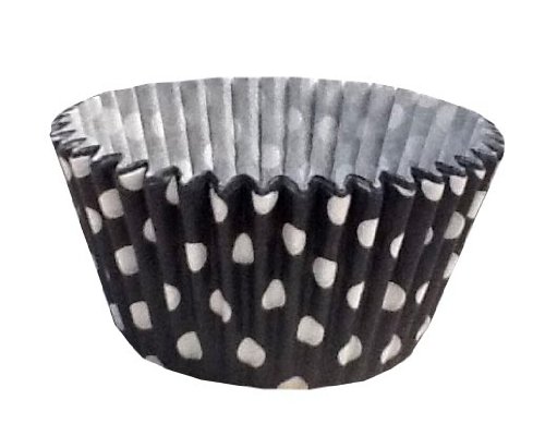 180 Pünktchen Design Muffinförmchen: Schwarz / 180 Polka Dot Muffin Cases: Black von Holly Cupcakes