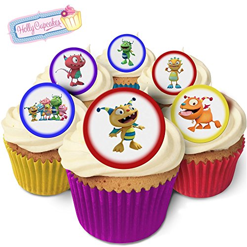 24 Wunderschöne essbare Kuchendekorationen: Henry Hugglemonster von Holly Cupcakes