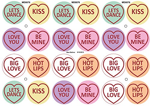 24 Wunderschöne essbare Kuchendekorationen: Liebe Herz Süßigkeiten / Love Heart Sweets von Holly Cupcakes