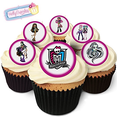 24 Wunderschöne essbare Kuchendekorationen: Monster High von Holly Cupcakes