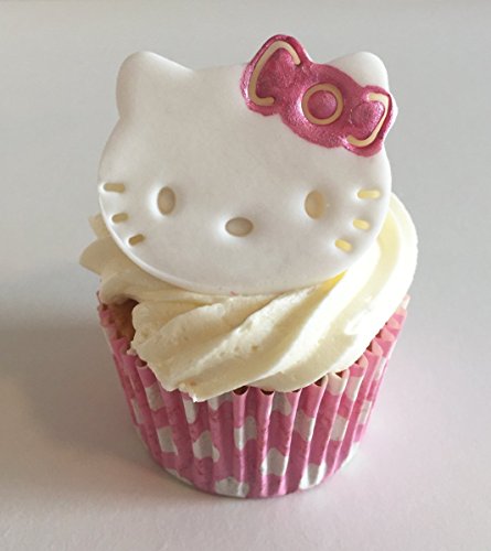 6 Handgemachte Kuchendekorationen aus Zucker: Hello Kitty von Holly Cupcakes