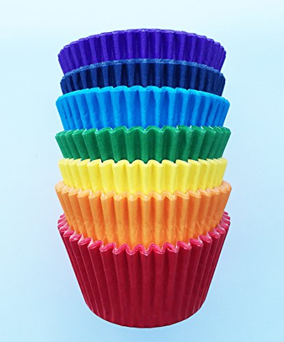 Holly Cupcakes 84 Muffinförmchen: 7 gemischte Regenbogen Farben / 84 Muffin Cases: 7 Mixed Rainbow Colours von Holly Cupcakes