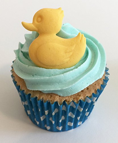 Holly Cupcakes 6 Handgemachte Kuchendekorationen aus Zucker: Ente / 6 Small Sugar Ducks von Holly Cupcakes