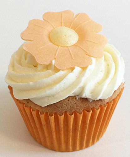 Wunderschöne essbare Kuchendekorationen- 100 Orange Mohnblumen / 100 Edible Orange Poppies von Holly Cupcakes