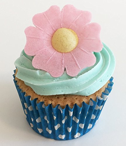 Wunderschöne essbare Kuchendekorationen- 100 Rosa Mohnblumen / 100 Edible Pink Poppies von Holly Cupcakes