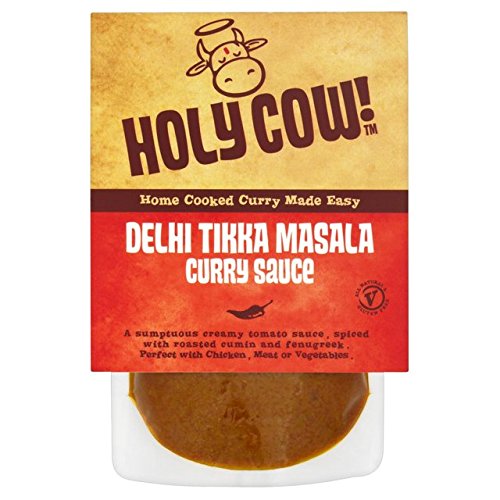 Heilige Kuh! Delhi Tikka Masala Curry Sauce 250g von Holy Cow!