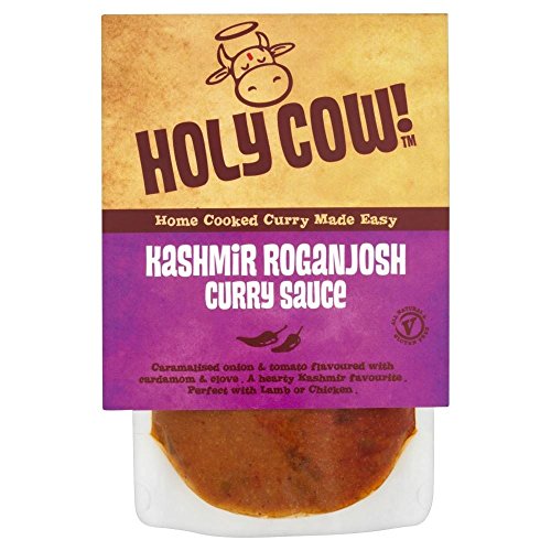 Holy Cow Kashmir Roganjosh Curry Sauce (250 g) - Packung mit 2 von Holy Cow!