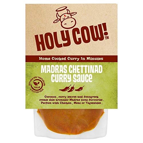 Holy Cow! Madras Curry Sauce Chettinad 3x250g von Holy Cow!