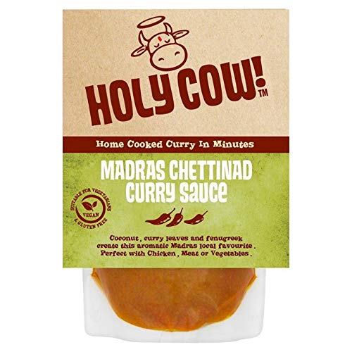 Holy Cow! Madras Curry Sauce Chettinad 3x250g von Holy Cow!