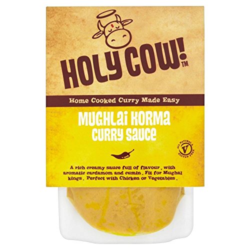 Holy Cow Mughlai Korma Curry Sauce (250 g) - Packung mit 2 von Holy Cow!