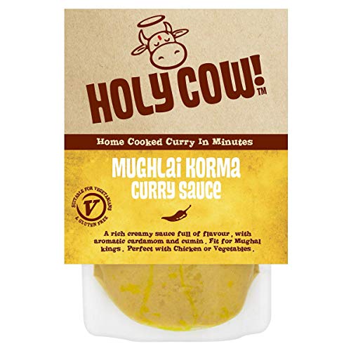 Holy Cow Mughlai Korma Curry Sauce 250 g (3er Pack) von Holy Cow!