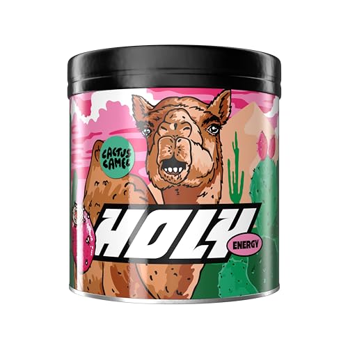 HOLY Energy 'Cactus Camel' Focus Booster mit Kaktusfeige Geschmack - 50 Portionen mit NewCaff & Grüntee Extrakt - Energydrink in Pulverform - Vegan mit 100% natürlichen Fruchtaromen HOLY Energy 'Cactus Camel' Focus Booster mit Kaktusfeige Geschmack - 50 Portionen mit NewCaff & Grüntee Extrakt - Energydrink in Pulverform - Vegan mit 100% natürlichen Fruchtaromen von Holy Energy