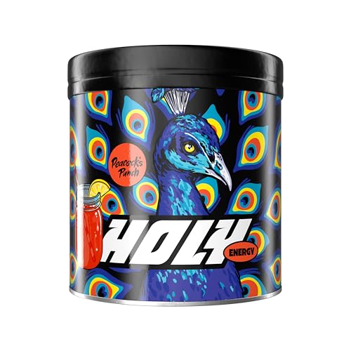 HOLY Energy Gaming Booster 'Peacock's Punch' mit Zitrus, Granatapfel & Kokos Geschmack Pulver | 50 Portionen mit NewCaff & Grüntee Extrakt | Focus Booster - Focus Drink | Vegan mit natürlichen Aromen HOLY Energy Gaming Booster 'Peacock's Punch' mit Zitrus, Granatapfel & Kokos Geschmack Pulver | 50 Portionen mit NewCaff & Grüntee Extrakt | Focus Booster - Focus Drink | Vegan mit natürlichen Aromen von Holy Energy