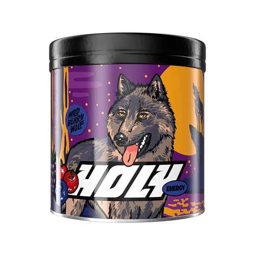 HOLY Energy Gaming Booster 'Wildberry Wolf' mit Brombeere, Blaubeere & Johannisbeere Geschmack Pulver | 50 Portionen mit NewCaff & Grüntee Extrakt | Focus Drink | Vegan mit 100% natürlichen Aromen HOLY Energy Gaming Booster 'Wildberry Wolf' mit Brombeere, Blaubeere & Johannisbeere Geschmack Pulver | 50 Portionen mit NewCaff & Grüntee Extrakt | Focus Drink | Vegan mit 100% natürlichen Aromen von Holy Energy