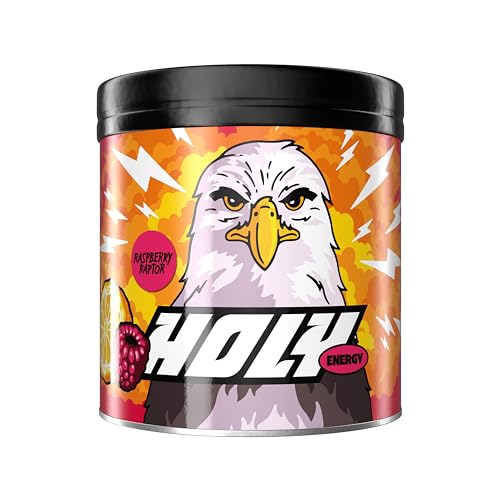 HOLY Energy ‘Raspberry Raptor’ Focus Booster mit Himbeer & Yuzu Geschmack - 50 Portionen mit NewCaff & Grüntee Extrakt - Energydrink in Pulverform - Vegan mit 100% natürlichen Fruchtaromen HOLY Energy ‘Raspberry Raptor’ Focus Booster mit Himbeer & Yuzu Geschmack - 50 Portionen mit NewCaff & Grüntee Extrakt - Energydrink in Pulverform - Vegan mit 100% natürlichen Fruchtaromen von Holy Energy