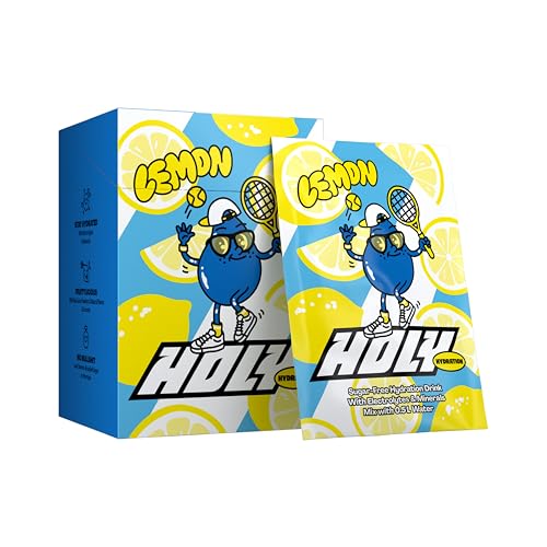 HOLY Hydration 10er Probier-Box 'Lemon' mit Zitronen-Geschmacks Pulver | 10 Portionen mit wertvollen Elektrolyten & Mineralstoffen | Hydration Drink | Vegan mit 100% natürlichen Fruchtaromen HOLY Hydration 10er Probier-Box 'Lemon' mit Zitronen-Geschmacks Pulver | 10 Portionen mit wertvollen Elektrolyten & Mineralstoffen | Hydration Drink | Vegan mit 100% natürlichen Fruchtaromen von Holy Energy