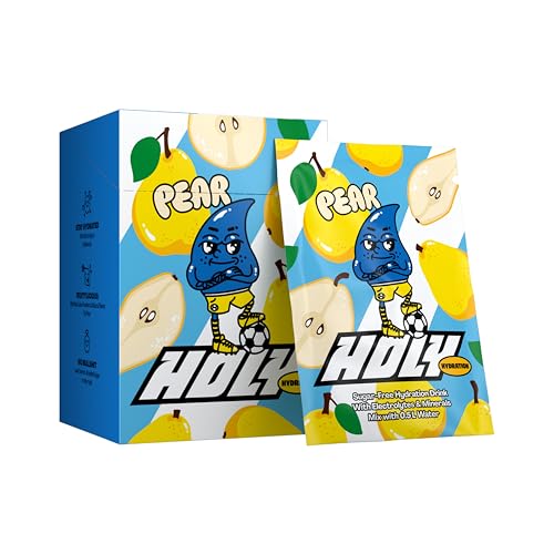 HOLY Hydration 10er Probier-Box 'Pear' mit Birnen Geschmacks Pulver | 10 Portionen mit wertvollen Elektrolyten & Mineralstoffen | Hydration Drink | Vegan mit 100% natürlichen Fruchtaromen HOLY Hydration 10er Probier-Box 'Pear' mit Birnen Geschmacks Pulver | 10 Portionen mit wertvollen Elektrolyten & Mineralstoffen | Hydration Drink | Vegan mit 100% natürlichen Fruchtaromen von Holy Energy