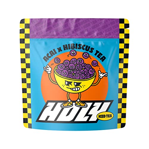 HOLY Iced Tea® Acai x Hibiscus Tea | 35 Portionen mit Antioxidantien & Ballaststoffen | Zuckerfreier Eistee & Immunbooster | Vegan mit 100% natürlichen Fruchtaromen von Holy Energy
