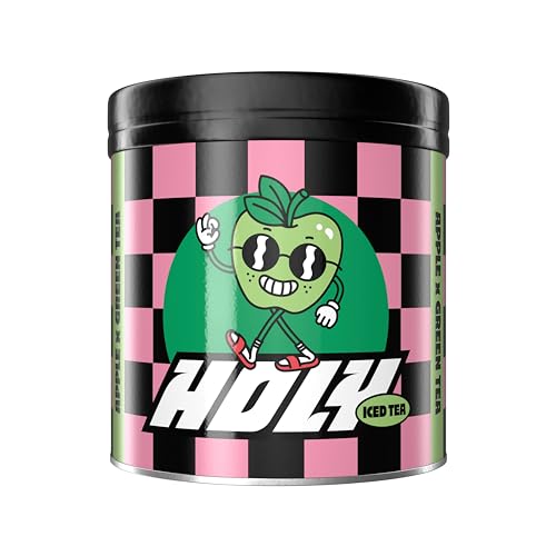 HOLY Iced Tea® Apple x Green Tea | 50 Portionen mit Antioxidantien & Superfoods | Zuckerfreier Eistee mit Relax Formel | Vegan mit 100% natürlichen Fruchtaromen von Holy Energy