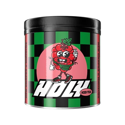 HOLY Iced Tea® Red Grapes x Hibiscus | 50 Portionen mit Antioxidantien & Superfoods | Zuckerfreier Eistee mit Relax Formel | Vegan mit 100% natürlichen Fruchtaromen von Holy Energy