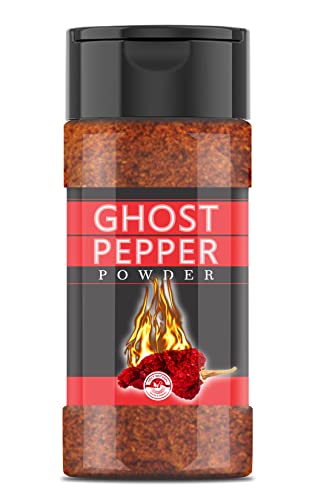 Ghost Pepper Powder- 3.5 Oz, Smoked, Hottest & Spicy chilli powder (SMOKED BHUT JOLOKIA POWDER) Organically Grown - 3.5 Oz von Holy Natural - The Wonder of World