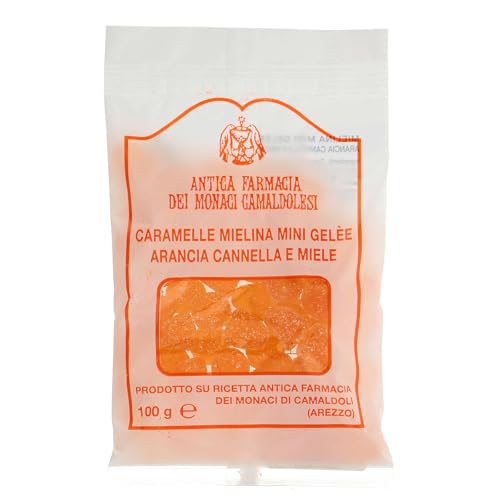 Mini-Gelee Bonbons Orange, Zimt und Honig, 100 g, Kloster Camaldoli Mini-Gelee Bonbons Orange, Zimt und Honig, 100 g, Kloster Camaldoli von Holyart