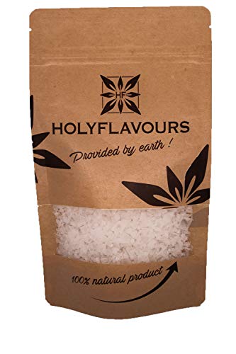 Holyflavours | Fleur De Sel Pyramidensalz 2-12 Mm | 100 Gramm | Natürliches Salz von Holyflavours provided by earth