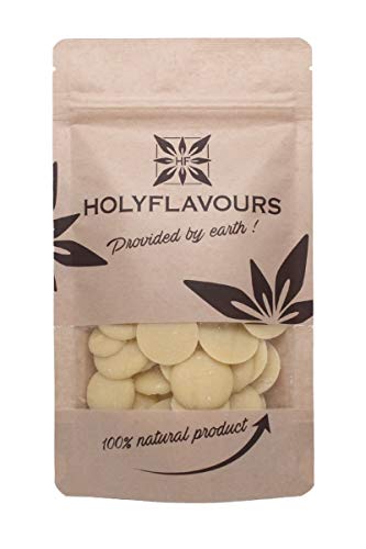 Holyflavours | Kakaobutter Chipform ROH | Bio-zertifiziert | 100 Gramm | Natürliches Superfood von Holyflavours provided by earth