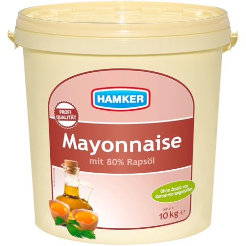 Hamker Mayonnaise 80% Rapsöl 10 kg Hamker Mayonnaise 80% Rapsöl 10 kg von Homann