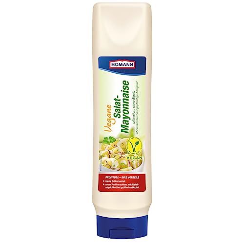 Homann Cremige Vegane Salat-Mayonnaise, Kartoffelsalat, Pommes, Hamburger, Dippen uvm. Frei von Allergenen Homann Cremige Vegane Salat-Mayonnaise, Kartoffelsalat, Pommes, Hamburger, Dippen uvm. Frei von Allergenen von Homann