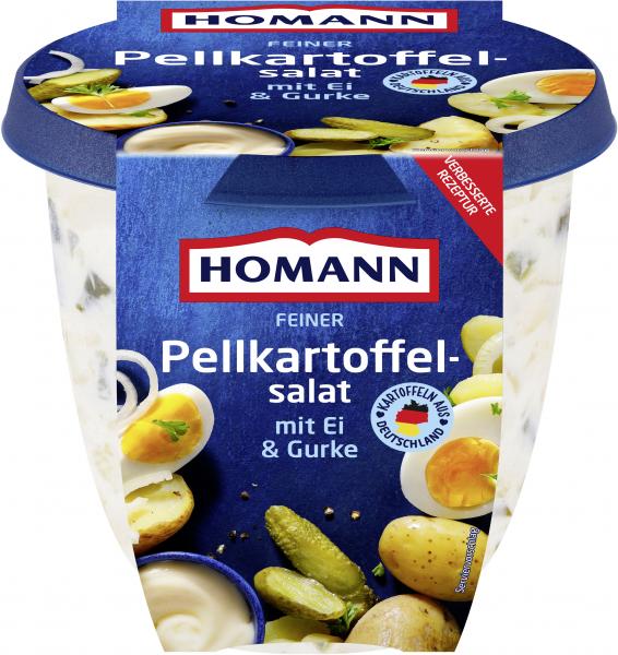 Homann Pellkartoffelsalat mit Ei & Gurke von Homann