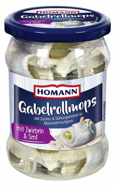 Homann Gabelrollmops mit Zwiebeln & Senf von Homann