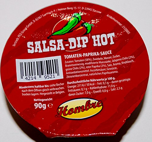 Hombre Salsa-Dip hot 4x90g Hombre Salsa-Dip hot 4x90g von Hombre Salsa Dip