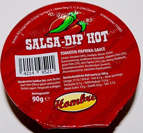 Hombre Hot Salsa MINI Dip | 90g von Hombre