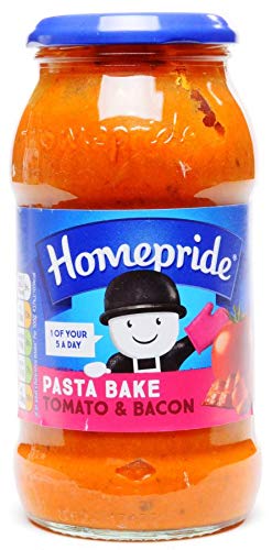 Home Pride Pasta Bakes (Pasta Bake Tomate und Speck, 2 x 485g) von Homepride