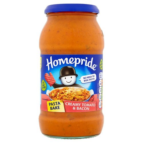 Homepride Creamy Tomato & Bacon Pasta Bake 500g von Homepride