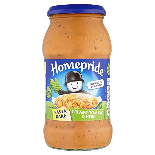 Homepride Pasta Bake Creamy Tomato & Herb 500g - Cremige Tomatensoße mit Kräutern von Homepride