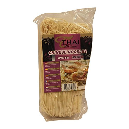 Thai Heritage Chinese Noddles White 400g Packung (weiße Chinesische Nudeln) von Homhual Foods