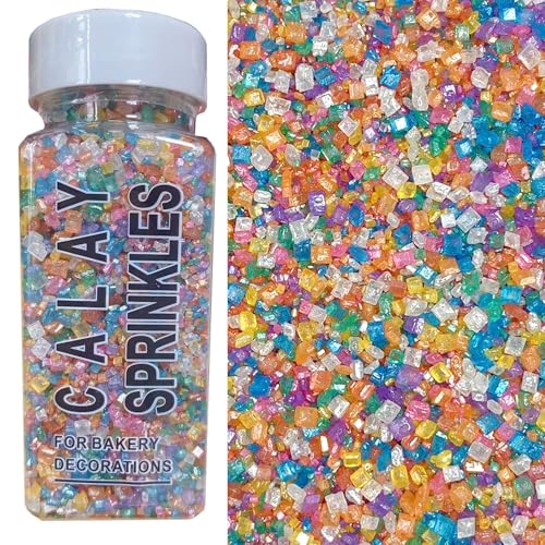Essbare Dekorative Bunter Diamant Zuckersand 120g Cupcakes Brot Donuts Kekse und andere dekorative Zucker Toppings für Halloween Weihnachten Geburtstage und Kuchen Topper Kuchen Toppings Essbare Dekorative Bunter Diamant Zuckersand 120g Cupcakes Brot Donuts Kekse und andere dekorative Zucker Toppings für Halloween Weihnachten Geburtstage und Kuchen Topper Kuchen Toppings von Homipooty