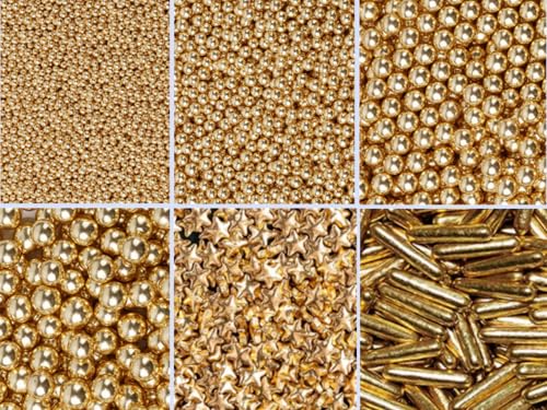 Essbare Süßigkeiten Kuchen Dekoration 130G Hellgold 2mm 4mm 7mm 10mm Perlen Stick fünfzackiger Stern Caketopper Geburtstag Halloween Thanksgiving Weihnachtsfeier Kuchen Essbare Süßigkeiten Kuchen Dekoration 130G Hellgold 2mm 4mm 7mm 10mm Perlen Stick fünfzackiger Stern Caketopper Geburtstag Halloween Thanksgiving Weihnachtsfeier Kuchen von Homipooty