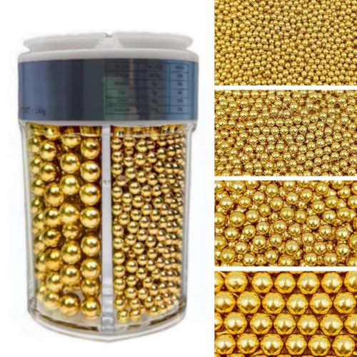 Essbare Süßigkeiten Kuchen Dekoration Gold Perlen 2mm 4mm 7mm 10mm 168G Caketopper Geburtstag Halloween Thanksgiving Weihnachtsfeier Team Abendessen Kuchen Papier Tasse Kuchen Essbare Süßigkeiten Kuchen Dekoration Gold Perlen 2mm 4mm 7mm 10mm 168G Caketopper Geburtstag Halloween Thanksgiving Weihnachtsfeier Team Abendessen Kuchen Papier Tasse Kuchen von Homipooty