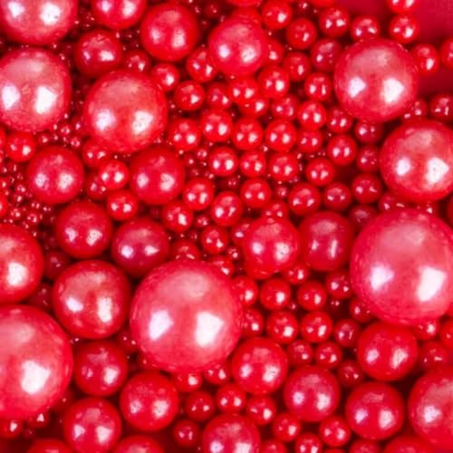 Essbare Süßigkeiten Kuchen Dekoration Rot Perlen 120G Geburtstag Halloween Thanksgiving Weihnachtsfeier Team Abendessen Kuchen Papier Tasse Kuchen Dessert Keks Zucker Streuen Essbare Süßigkeiten Kuchen Dekoration Rot Perlen 120G Geburtstag Halloween Thanksgiving Weihnachtsfeier Team Abendessen Kuchen Papier Tasse Kuchen Dessert Keks Zucker Streuen von Homipooty