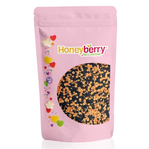 Halloween Konfetti Streusel 200g - Natürliche Essbare Streusel Tortendeko - Halloween Streudeko, Halloween Zuckerkonfetti zum Verzieren von Kuchen, Muffins und Desserts - Hergestellt in der EU Halloween Konfetti Streusel 200g - Natürliche Essbare Streusel Tortendeko - Halloween Streudeko, Halloween Zuckerkonfetti zum Verzieren von Kuchen, Muffins und Desserts - Hergestellt in der EU von Honeyberry