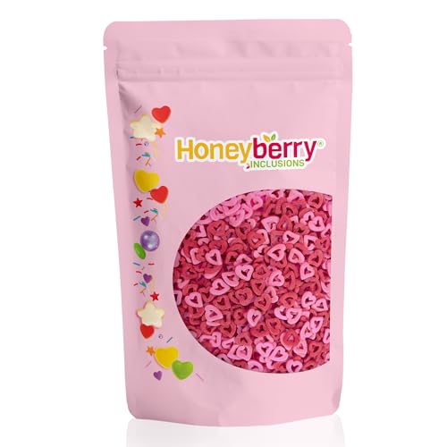 Offene Herzen Streusel 200g - Natürliche Essbare Streusel Tortendeko - Valentinstag Streudeko, Zuckerherzen, Zuckerstreusel Perfekt zum Verzieren von Kuchen, Muffins, Desserts - Hergestellt in der EU Offene Herzen Streusel 200g - Natürliche Essbare Streusel Tortendeko - Valentinstag Streudeko, Zuckerherzen, Zuckerstreusel Perfekt zum Verzieren von Kuchen, Muffins, Desserts - Hergestellt in der EU von Honeyberry