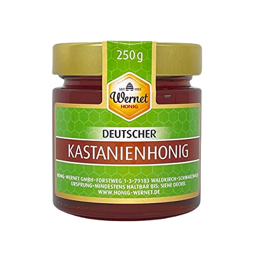 Honig Wernet Traditionsimker im Schwarzwald Deutscher Kastanienhonig cremig im 250g Glas von Honig-Wernet GmbH